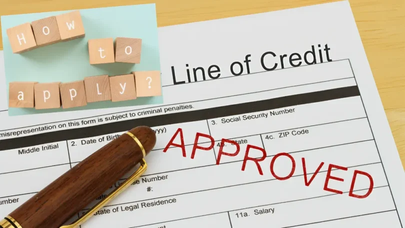 How to apply for a line of credit