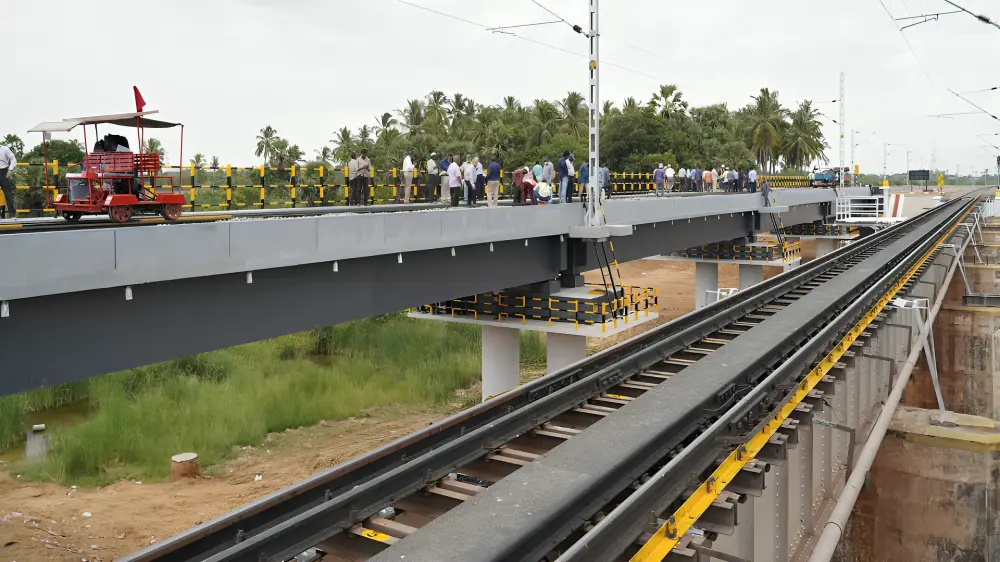 Maniyachi - Nagarcoil Doubling with RE- RVNL Upcoming Projects