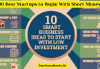 10 Best Startups to Begin With Short Money